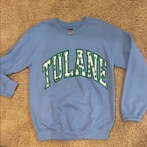 Custom Tulane sweatshirt - adult women size small